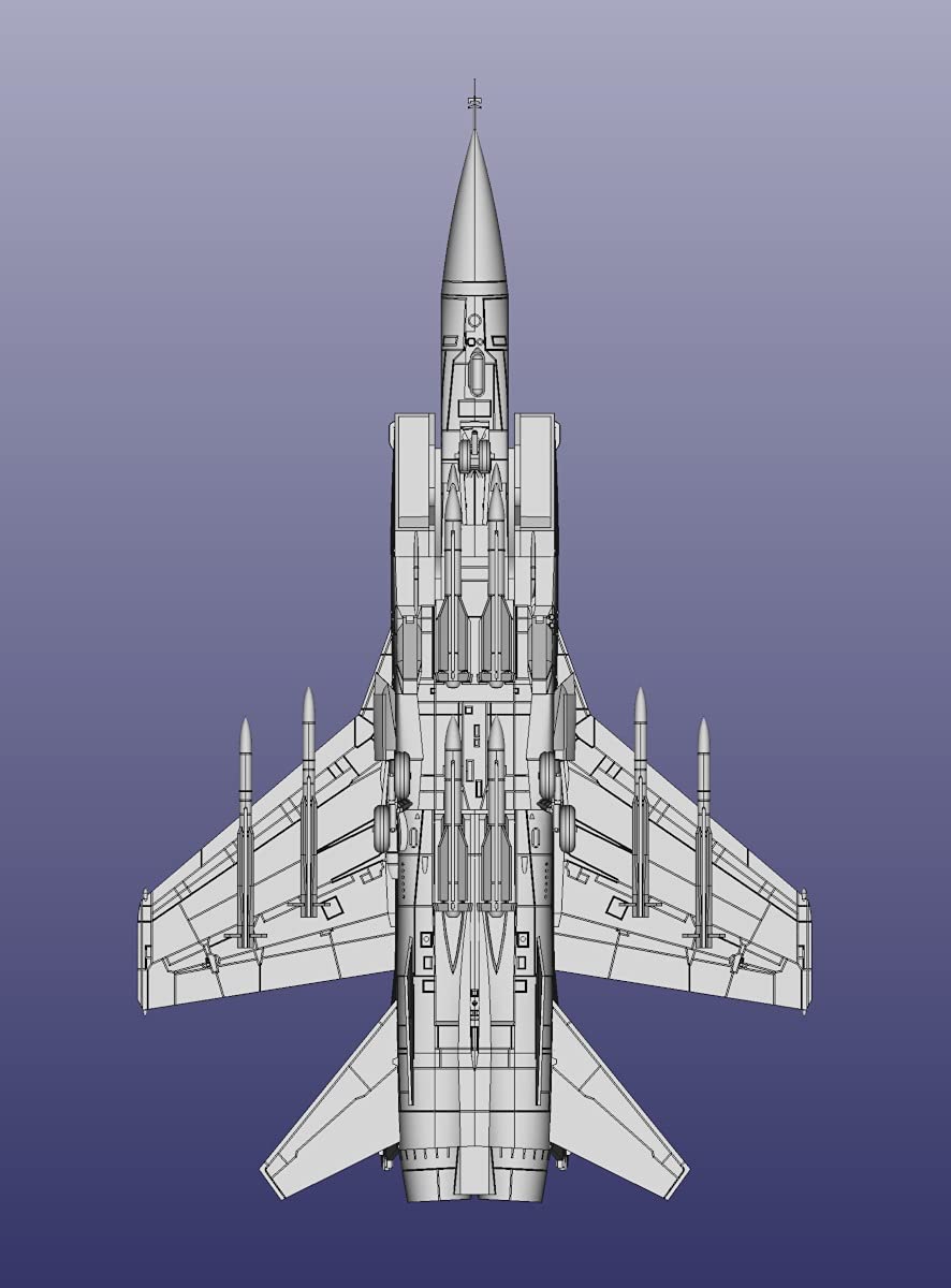 Hma 1/144 Japan Mig-31 Foxhound Plastic Model Kit