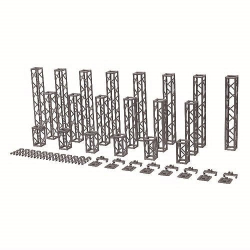 HOBBY BASE Ppc-K38Sv Truss Set Silver Non-Scale