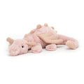 Jelly Cat Rose Dragon Plush Small Animal Toy - Little Size Kids Gift