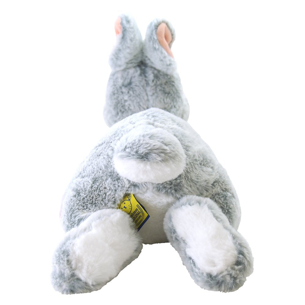Sun Lemon Plush Doll Hiza Usugi Gray Bunny Animal Stuffed Toy Made In Japan