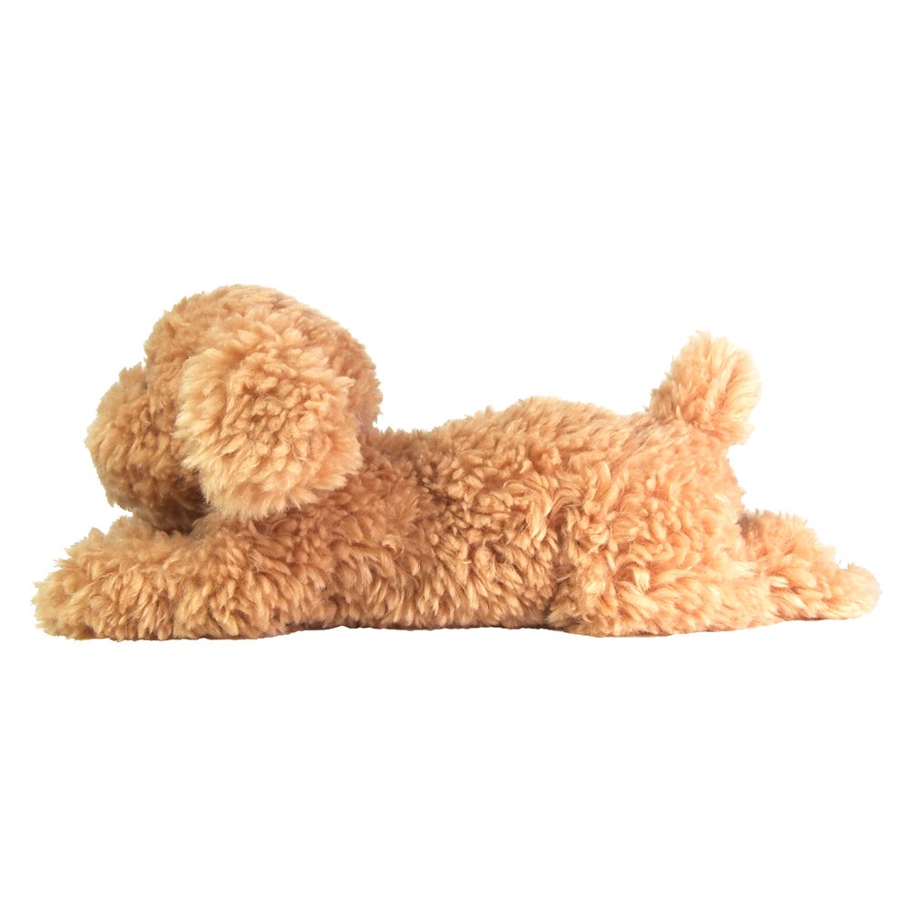 Sun Lemon Plush Doll Lap Dog Plush Hiza Wanko Toy Poodle Beige Tjn