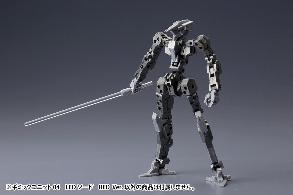 Kotobukiya MSG Gimmick Unit 04 Led Sword Red Ver. Plastic Model Parts Mg04 Model Kit