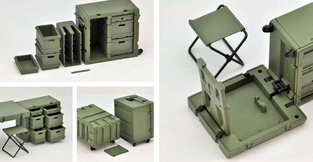 TOMYTEC Ld033 Military Series 1/12 Little Armory Field Desk A Plastic Model