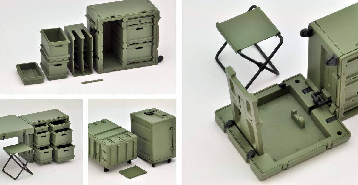 TOMYTEC Ld033 Military Series 1/12 Little Armory Field Desk A Plastic Model
