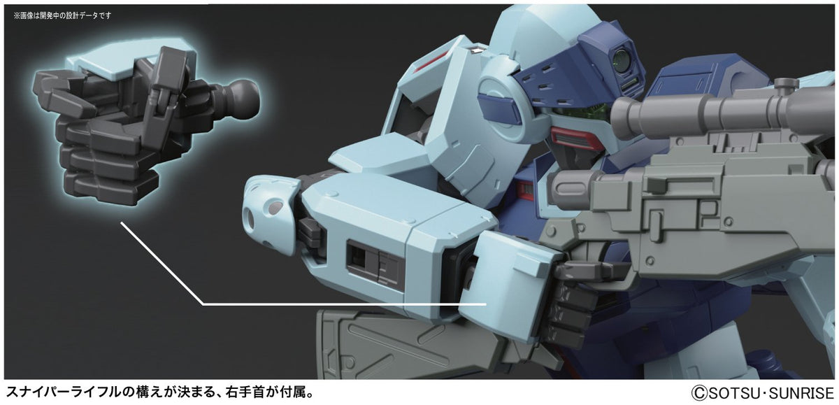 Bandai Spirits 1/100 Gundam 0080 Jim Sniper II Model