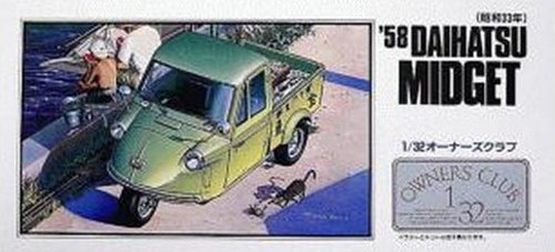 ARII Owners Club 1/32 11 1958 Daihatsu Midget 1/32 Scale Kit Microace