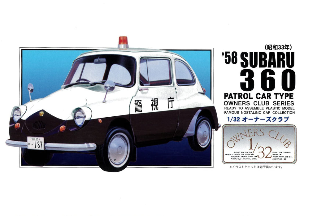 Micro Ace 1/32 Owners Club No.63 &58 Subaru 360 Mini Pato