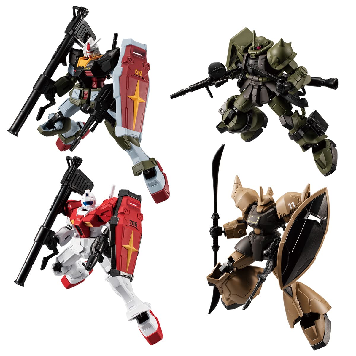 Mobile Suit Gundam G Frame Fa Real Type Selection Box Of 10 (Shokugan)