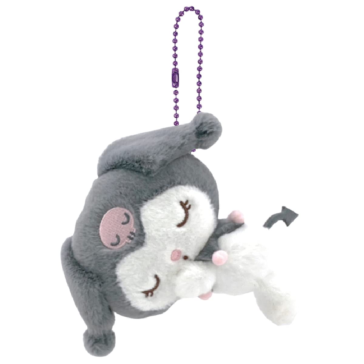 Kuromi Sleeping Mascot 183552-23 By Nakajima Corporation Japan