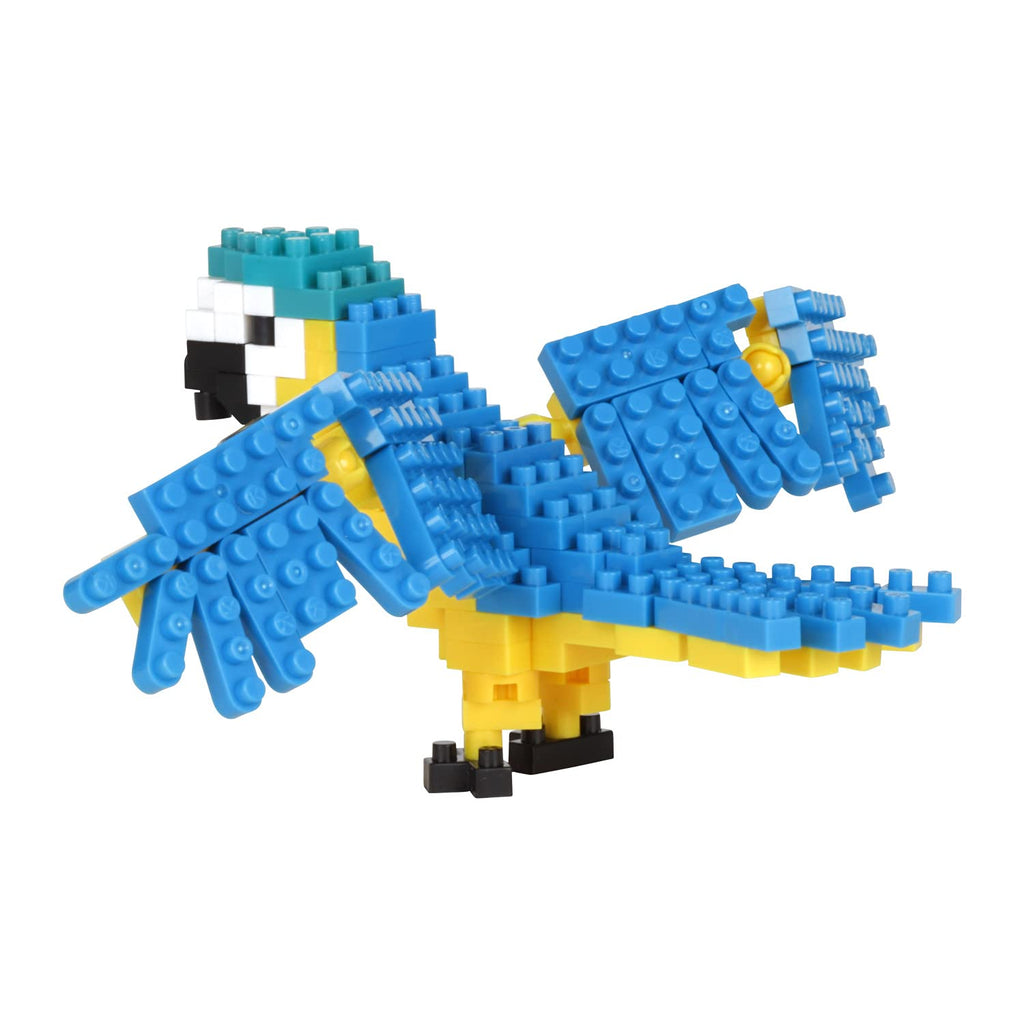 KAWADA Nbc-343 Nanoblock Blue-And-Yellow Macaw