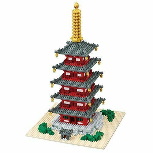 Nanoblock Five-storied Pangoda Deluxe Edition Nb031