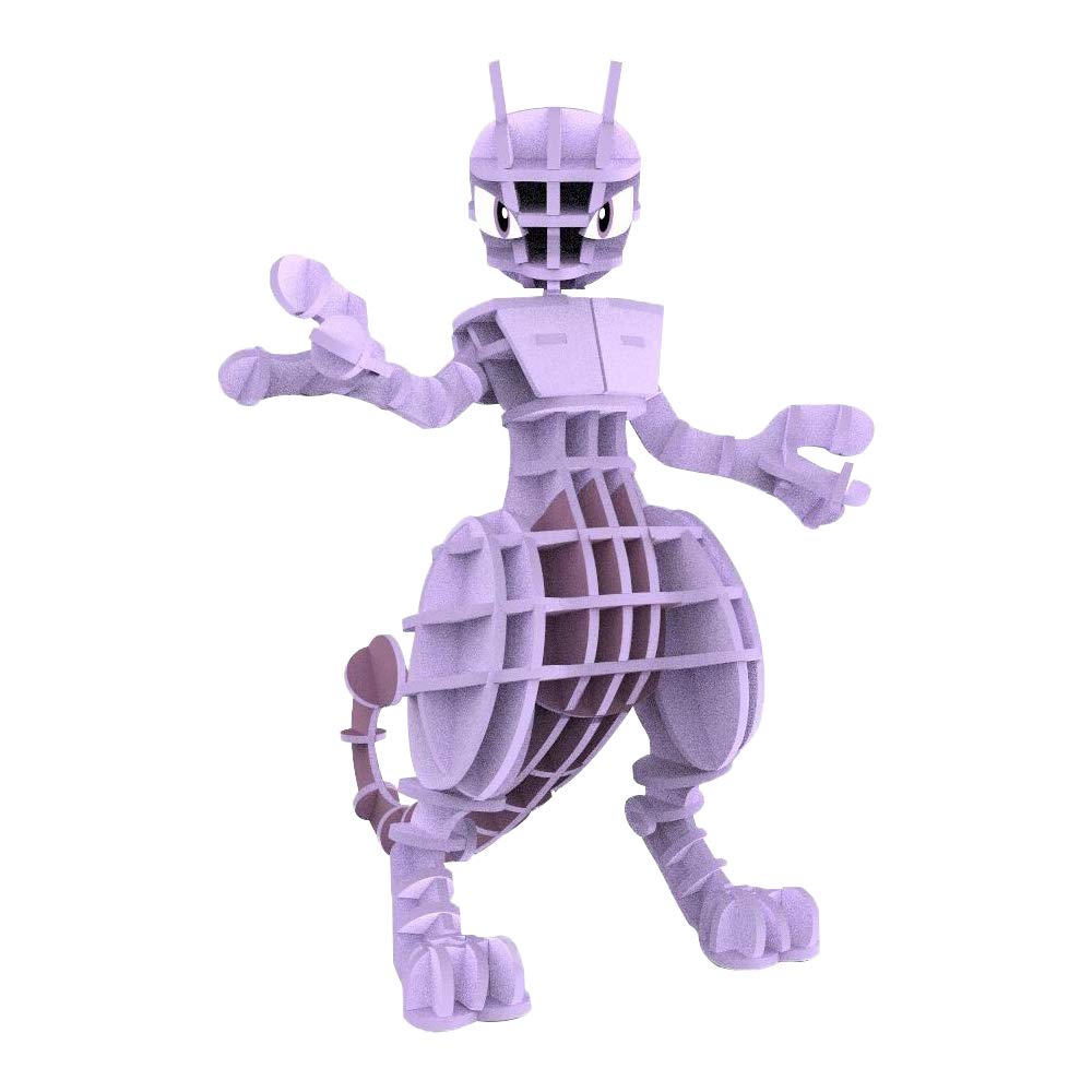 A-ZONE Paper Art Si-Gu-Mi Plus Pokemon Mewtwo
