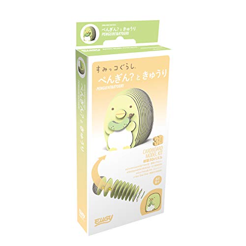 A-ZONE Eugy Sumikko Gurashi Penguin & Kyuuri 3D Cardboard Model Kit