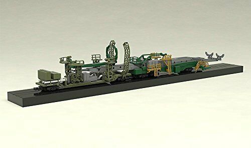 Plastic Model Soyuz Rocket, Transport Train 1/150 Scale
