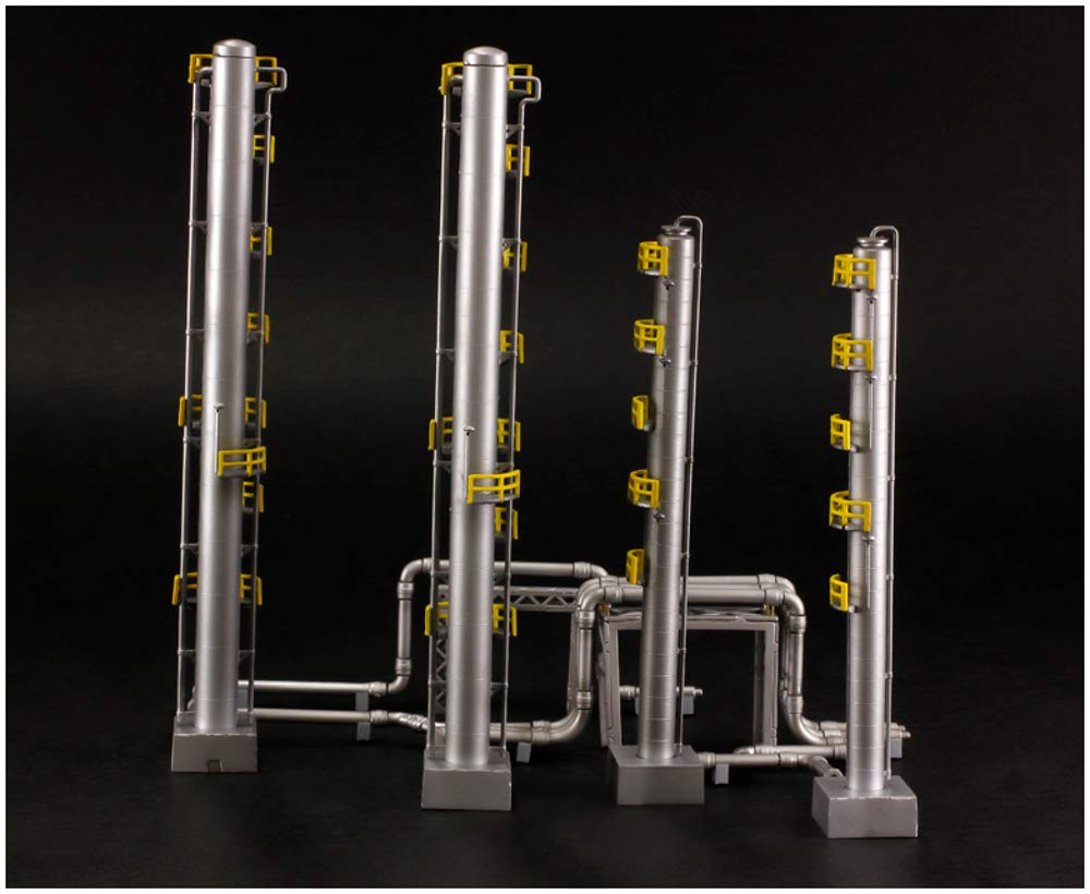 PLUM Plastic Kit Pp080 Industrial Area B Distillation Tower Non-Scale
