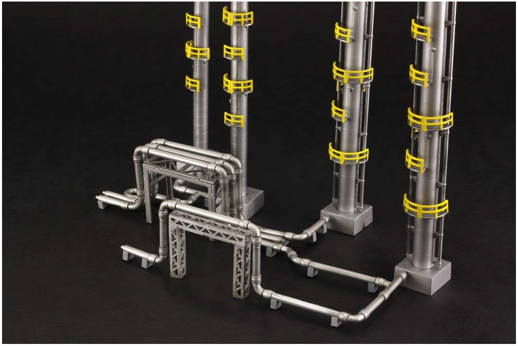 PLUM Plastic Kit Pp080 Industrial Area B Distillation Tower Non-Scale