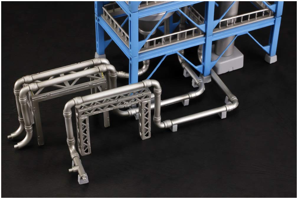 PLUM Plastic Kit Pp082 Industrial Area D Refining Furnace Non-Scale