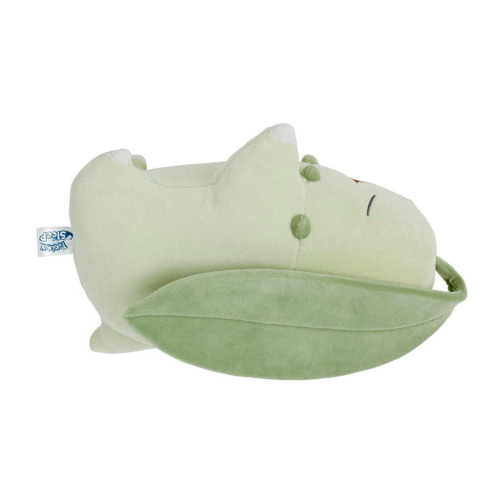 Pokémon Center Japan Original Mochiri Plush Chikorita Sleep Good Night