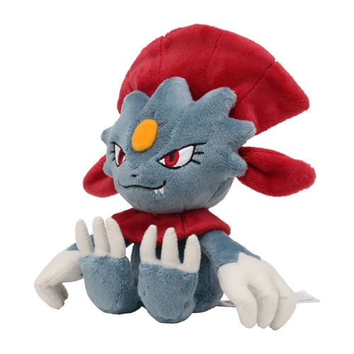 Pokemon Weavile Fit Plush - Compact Collectible Toy Figure
