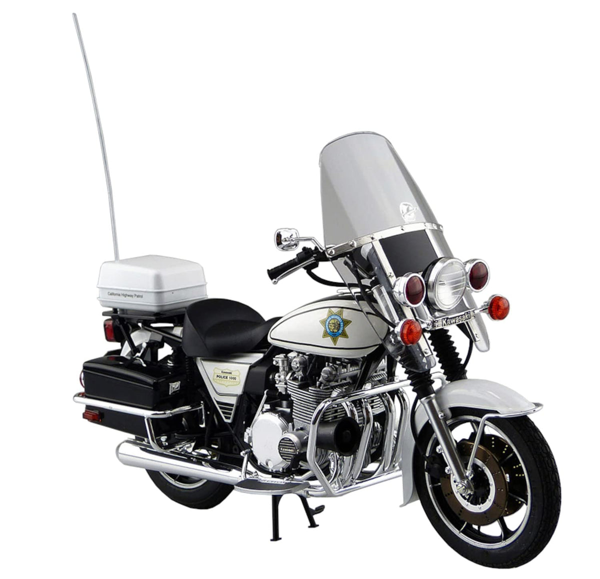 AOSHIMA The Bike 1/12 Kawasaki Kz1000 Police Plastic Model