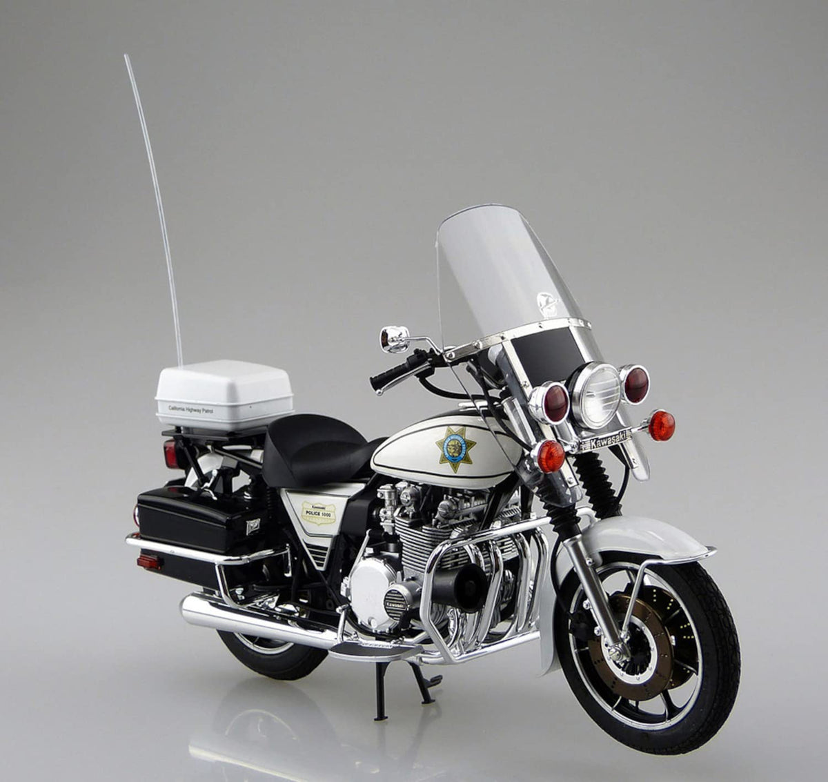 AOSHIMA The Bike 1/12 Kawasaki Kz1000 Police Plastic Model
