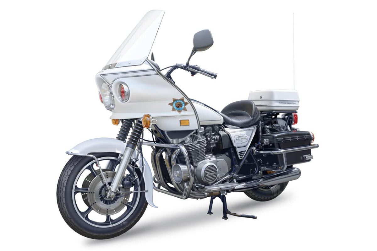 AOSHIMA The Bike 1/12 Kawasaki Kz1000 Police Plastic Model