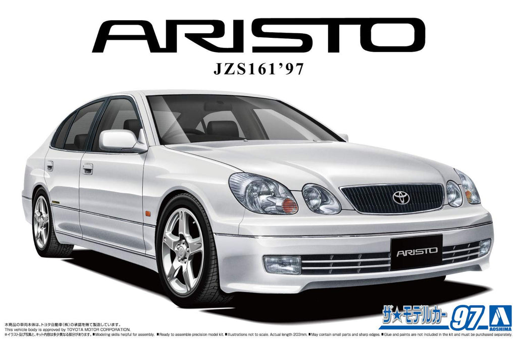 AOSHIMA The Model Car 1/24 Toyota Jzs161 Aristo V300 Vertex Ed. '97 Plastic Model