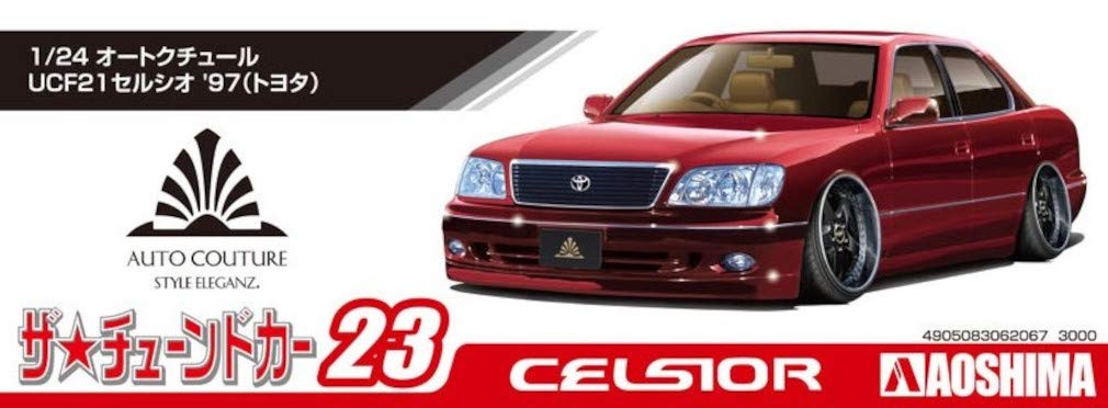 AOSHIMA  The Tuned Car 1/24 Auto Couture Ucf21 Celsior 97  Toyota Plastic Model
