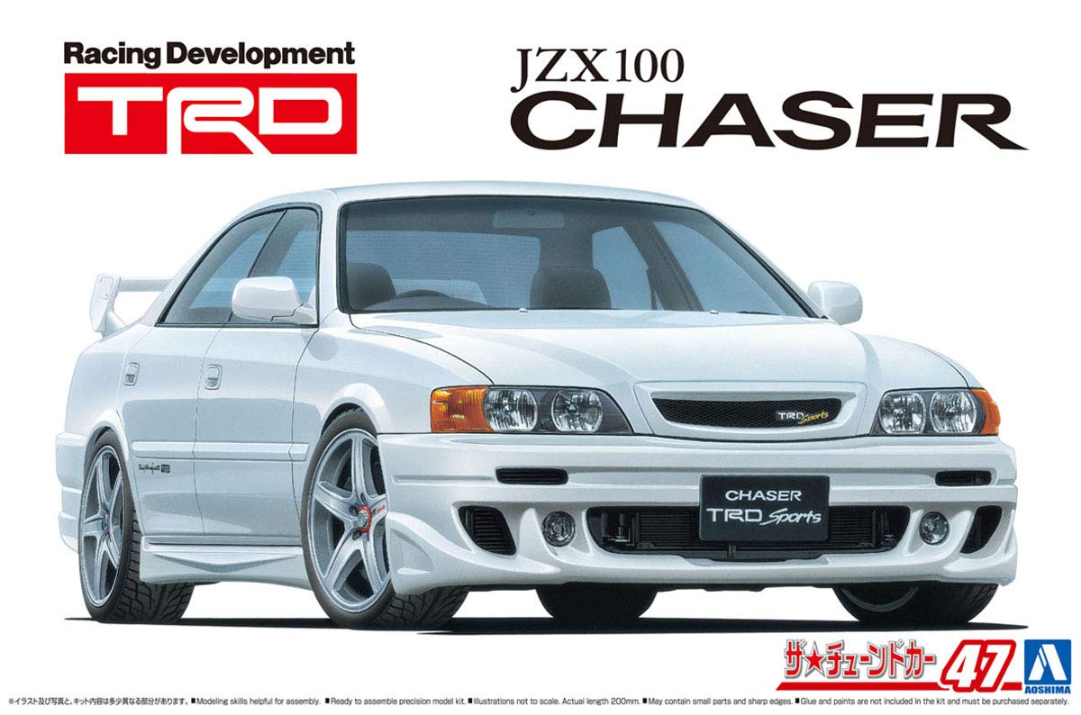 AOSHIMA - The Tuned Car 1/24 Toyota Trd Jzx100 Chaser '98 Plastic Model