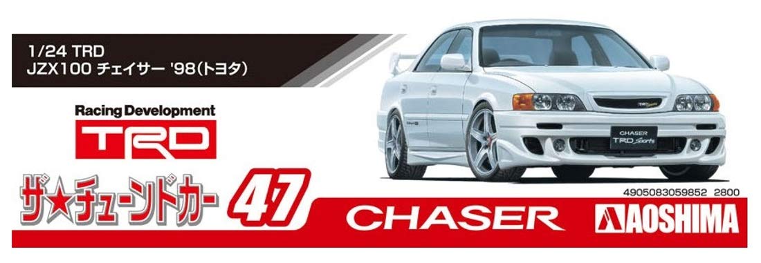 AOSHIMA - The Tuned Car 1/24 Toyota Trd Jzx100 Chaser '98 Plastic Model