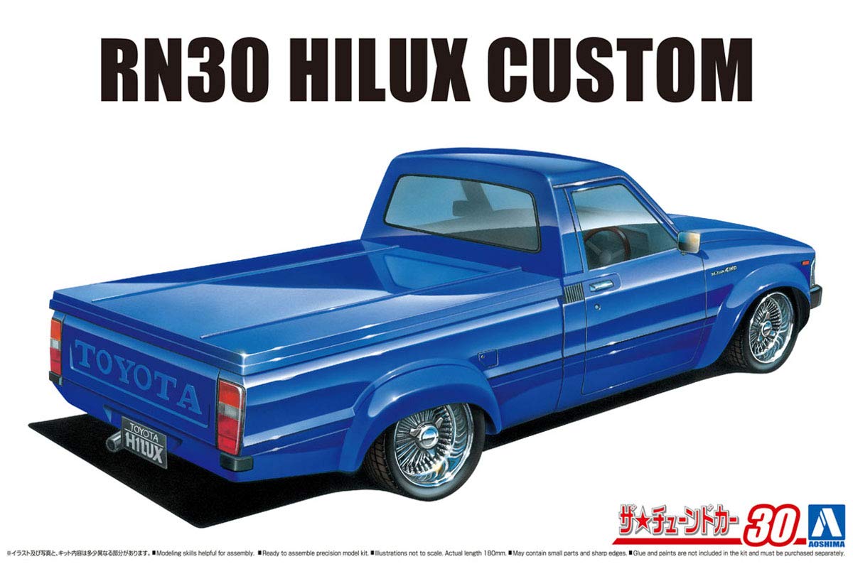 AOSHIMA The Tuned Car 1/24 Toyota Hilux Rn30 Custom '78 Plastic Model