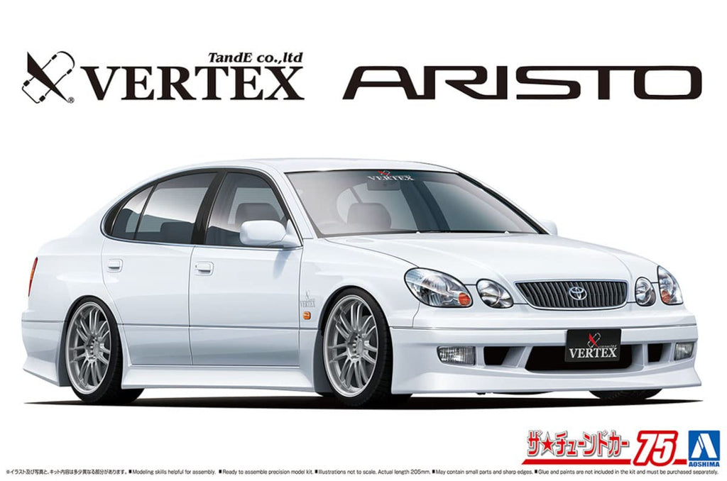 AOSHIMA The Tuned Car 1/24 Toyota Vertex Jzs161 Aristo '00 Plastic Model