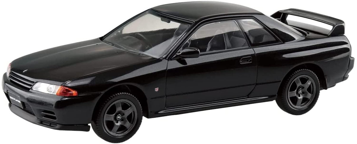 AOSHIMA  The Snap Kit No.14-C 1/32 Nissan R32 Skyline Gt-R Black Pearl Metallic Plastic Model