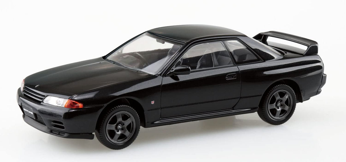 AOSHIMA  The Snap Kit No.14-C 1/32 Nissan R32 Skyline Gt-R Black Pearl Metallic Plastic Model