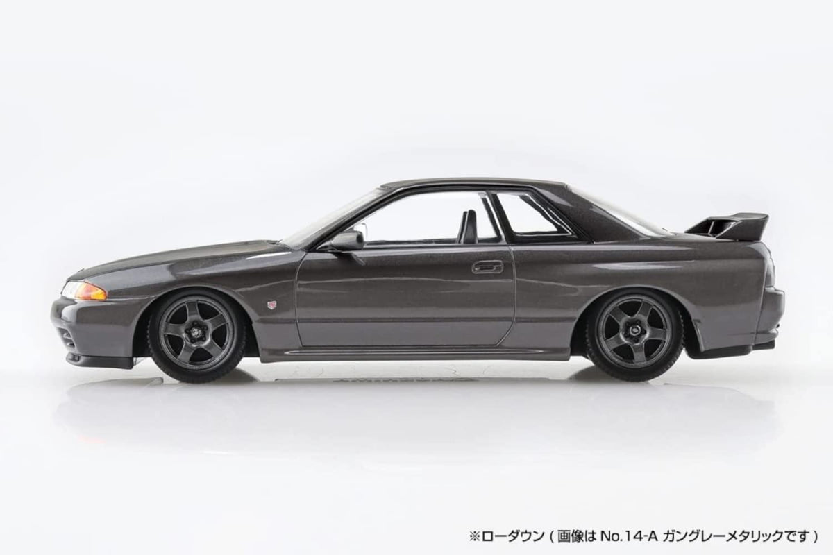 AOSHIMA  The Snap Kit No.14-C 1/32 Nissan R32 Skyline Gt-R Black Pearl Metallic Plastic Model