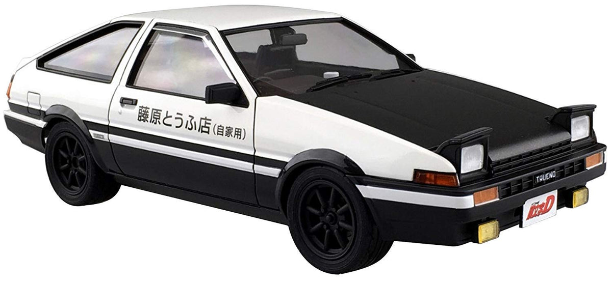 AOSHIMA Initial D 1/24 Takumi Fujiwara Ae86 Trueno Project D Version Plastic Model