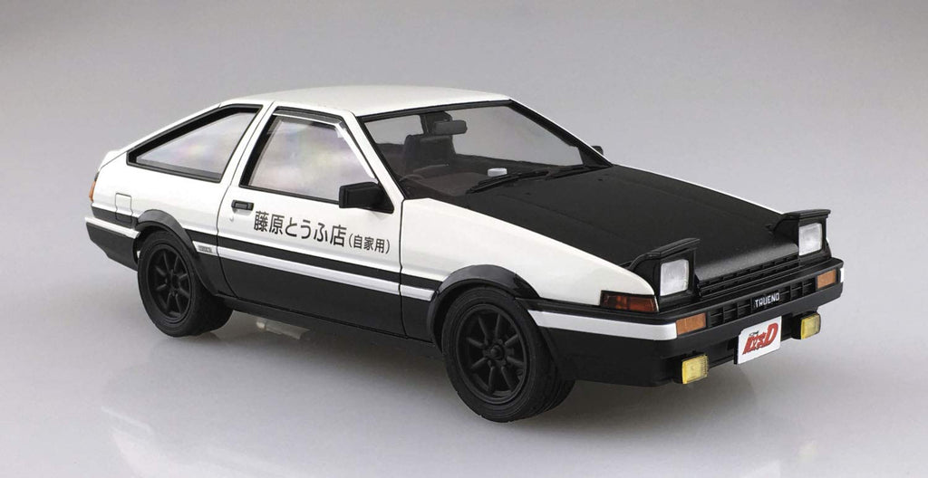 AOSHIMA Initial D 1/24 Takumi Fujiwara Ae86 Trueno Project D Version Plastic Model