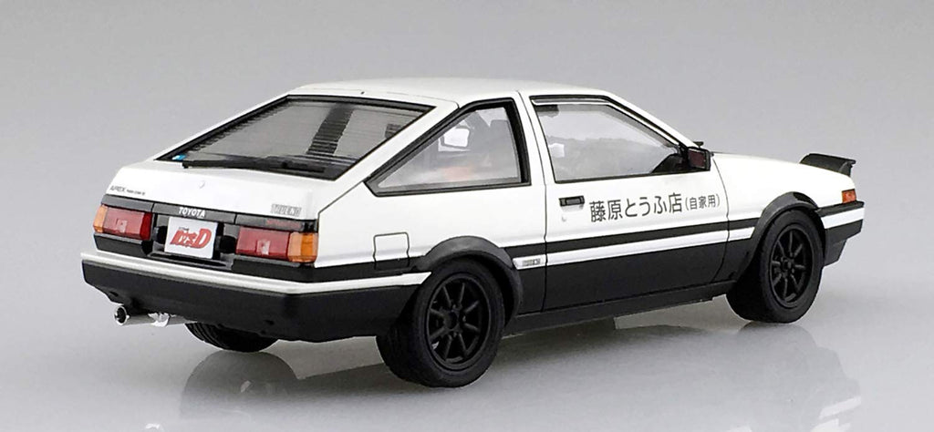 AOSHIMA Initial D 1/24 Takumi Fujiwara Ae86 Trueno Project D Version Plastic Model