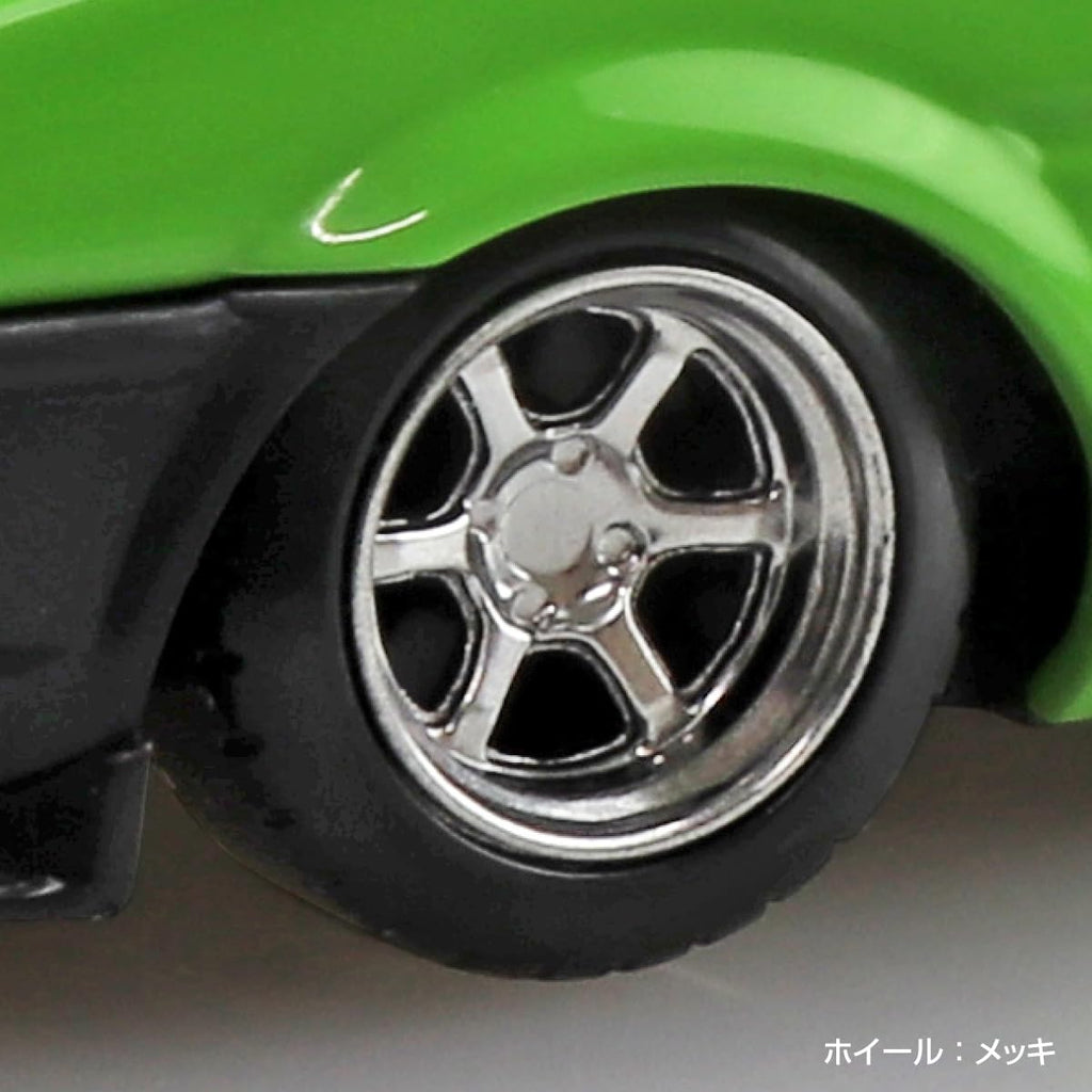 Aoshima Rakupla Snap Kit Toyota Sprinter Trueno Custom Green Model Car