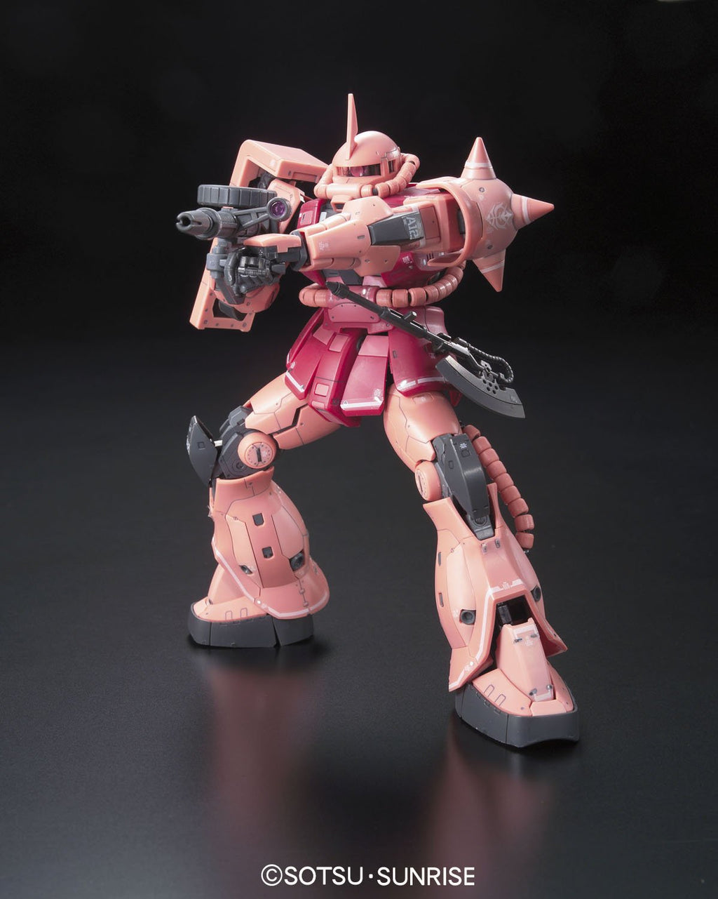 BANDAI Rg 02 Gundam Ms-06S Zaku Ii 1/144 Scale Kit