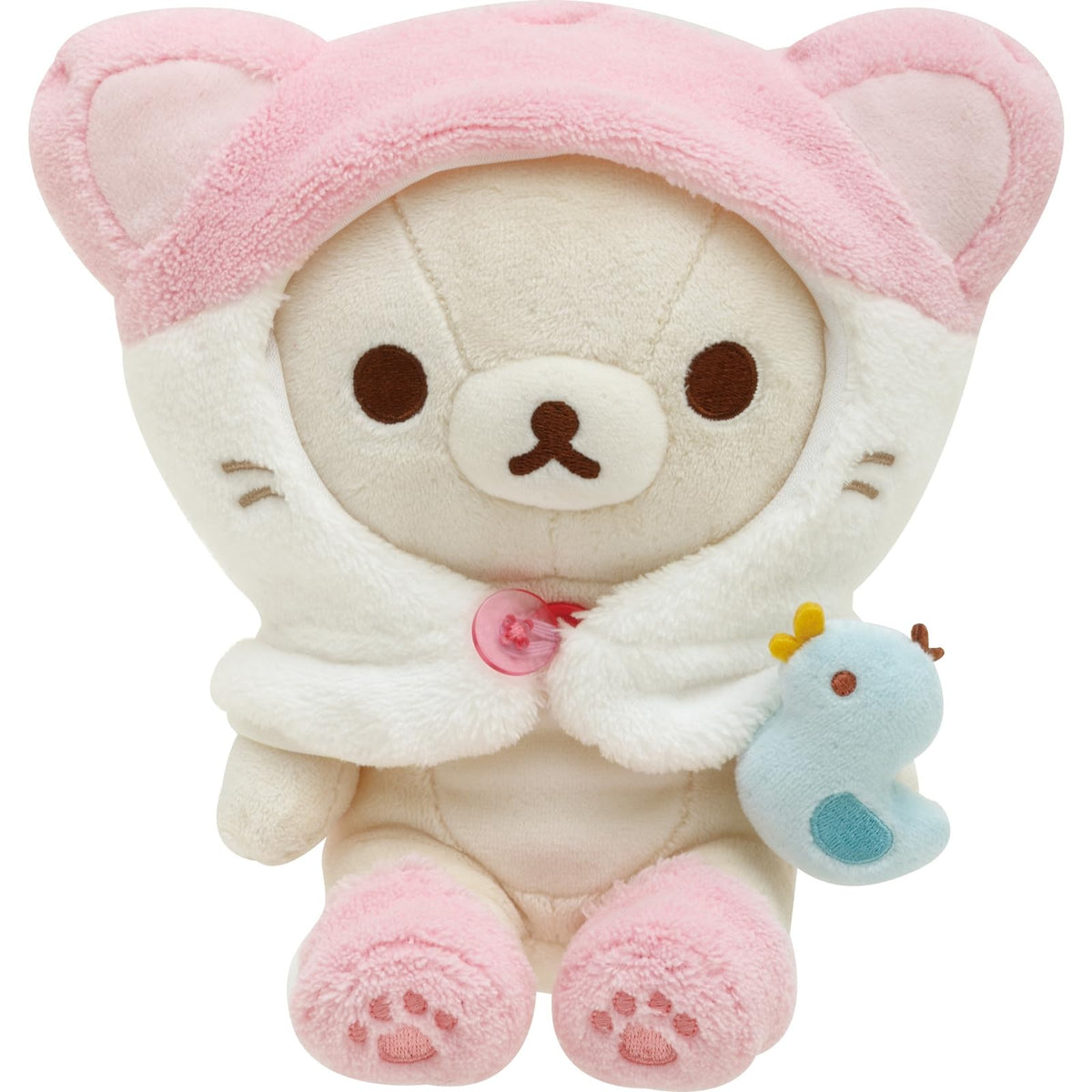 San-X Rilakkuma Neko Neko No Yu Plush Toy Korilakkuma Mo21201