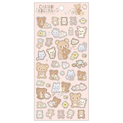 San-X Rilakkuma Chiroikoguma Plush Toy - Compact and Stuffed Se51502