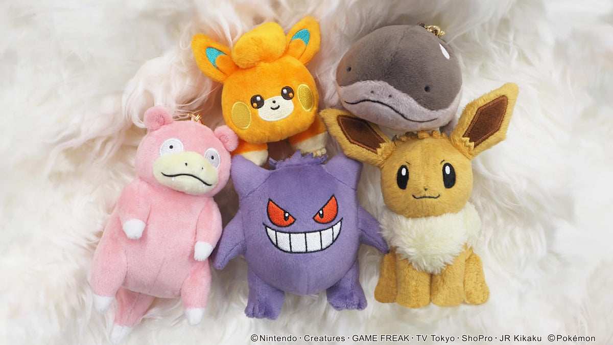 Sanei Boeki Pokemon All Star Collection Mascot Dooh Plush Toy 9.5x13x5.5cm