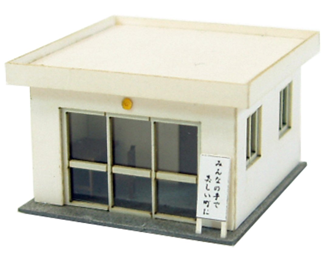 Sankei 1/150 Diorama Kit Police Box A Mp04-22 Model Building Set