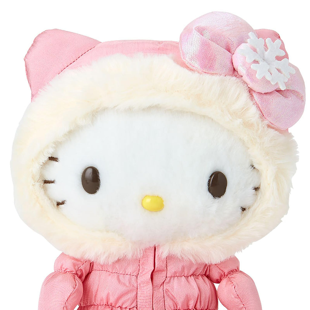 Sanrio Hello Kitty Fluffy Winter Plush Doll Japan Official Toy Gift