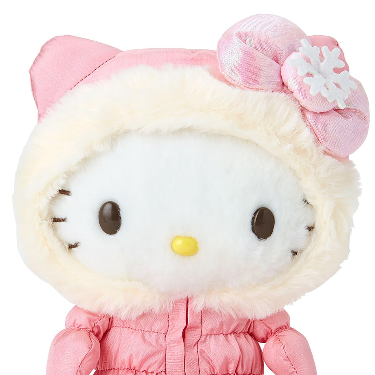 Sanrio Hello Kitty Fluffy Winter Plush Doll Japan Official Toy Gift