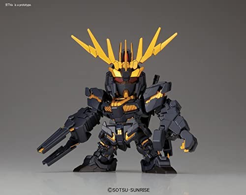 BANDAI Sd Bb 380 Gundam Rx-0 Unicorn Gundam 02 Banshee Plastic Model Kit