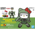 BANDAI Sd Gundam Cross Silhouette Hello Kitty/ Zaku Ii Plastic Model
