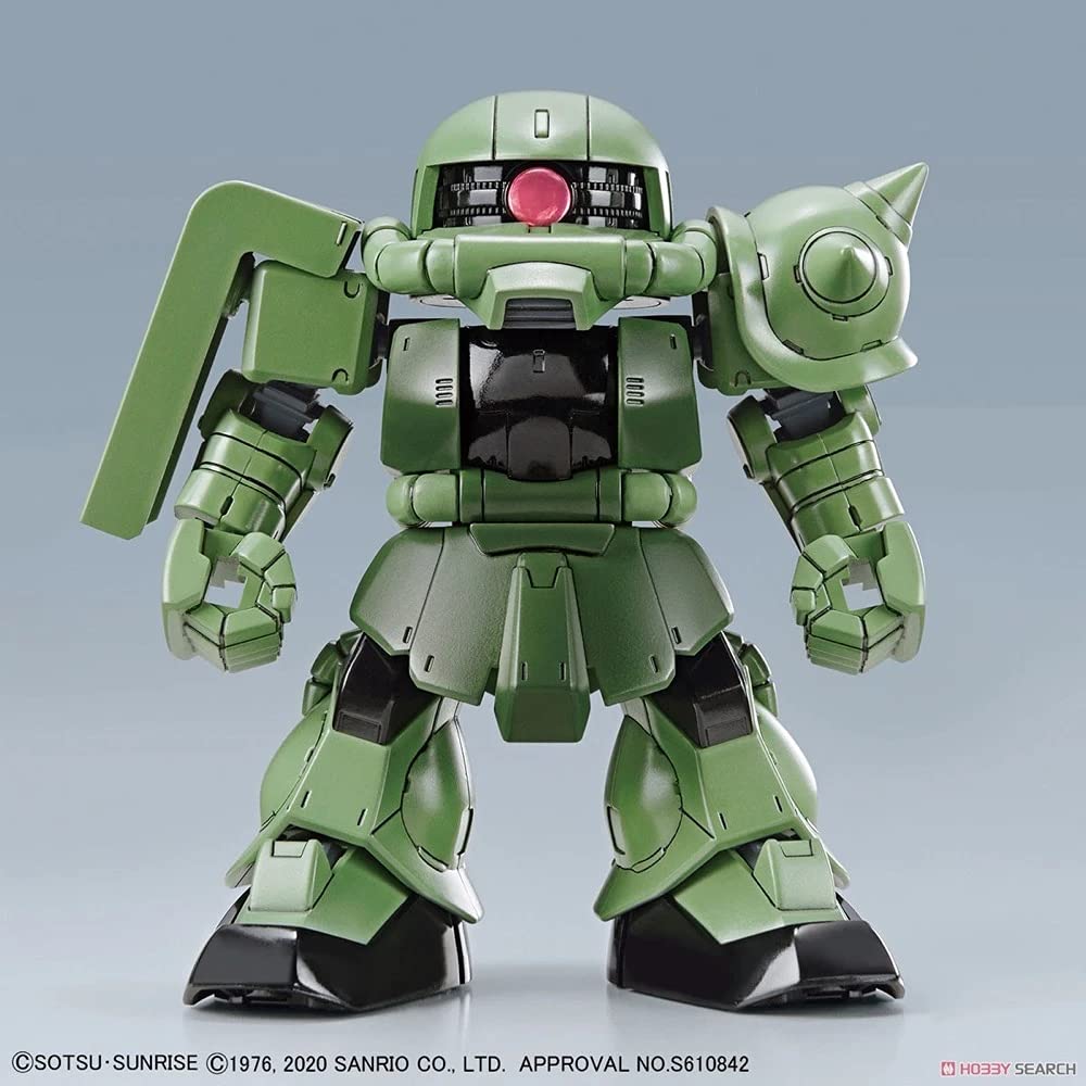 BANDAI Sd Gundam Cross Silhouette Hello Kitty/ Zaku Ii Plastic Model