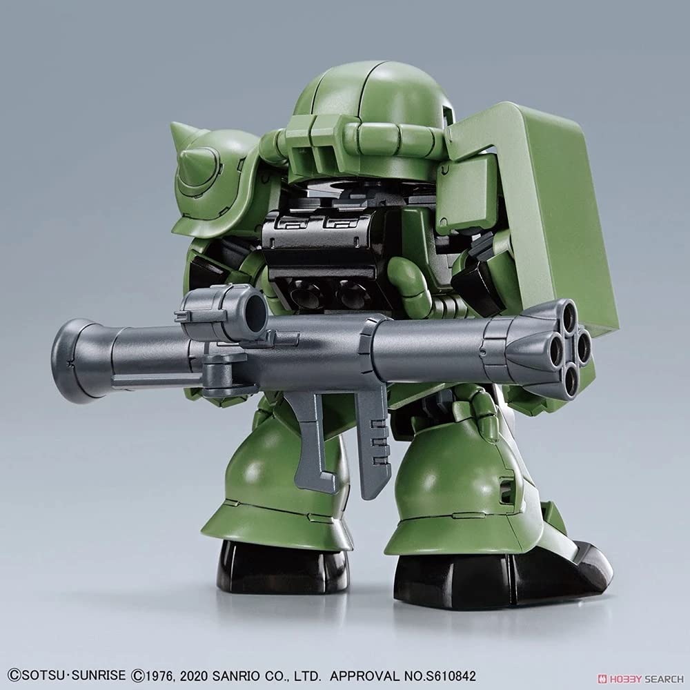BANDAI Sd Gundam Cross Silhouette Hello Kitty/ Zaku Ii Plastic Model